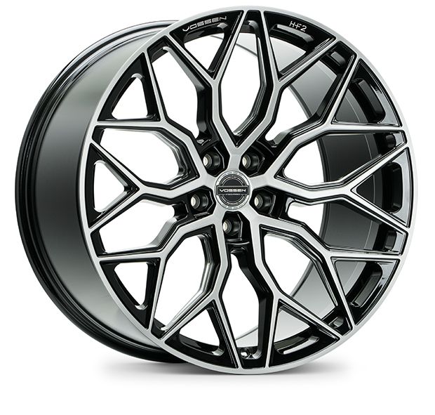 Диски Vossen HF-2 Brushed Gloss Black 