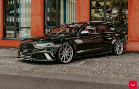 Audi RS6 на дисках Vossen HFX-2 (5-Болтов)