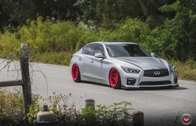 INFINITI Q50 НА КОВАНЫХ ДИСКАХ VOSSEN LC-104