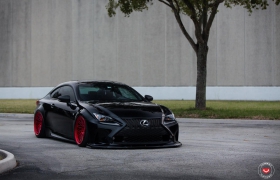 LEXUS RC НА КОВАНЫХ ДИСКАХ VOSSEN LC-105T