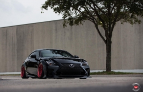 LEXUS RC НА КОВАНЫХ ДИСКАХ VOSSEN LC-105T