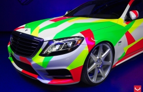 MERCEDES BENZ S класс на дисках CV7