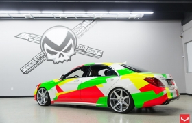 MERCEDES BENZ S класс на дисках CV7