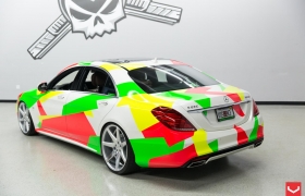 MERCEDES BENZ S класс на дисках CV7