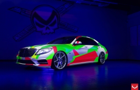 MERCEDES BENZ S класс на дисках CV7