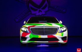 MERCEDES BENZ S класс на дисках CV7