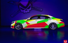 MERCEDES BENZ S класс на дисках CV7