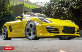 PORSCHE BOXSTER НА КОВАНЫХ ДИСКАХ VOSSEN LC-103