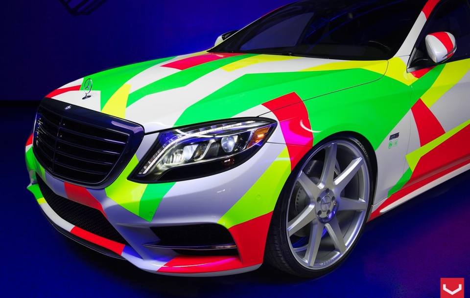 MERCEDES BENZ S класс на дисках CV7
