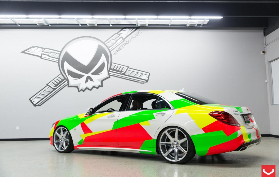 MERCEDES BENZ S класс на дисках CV7