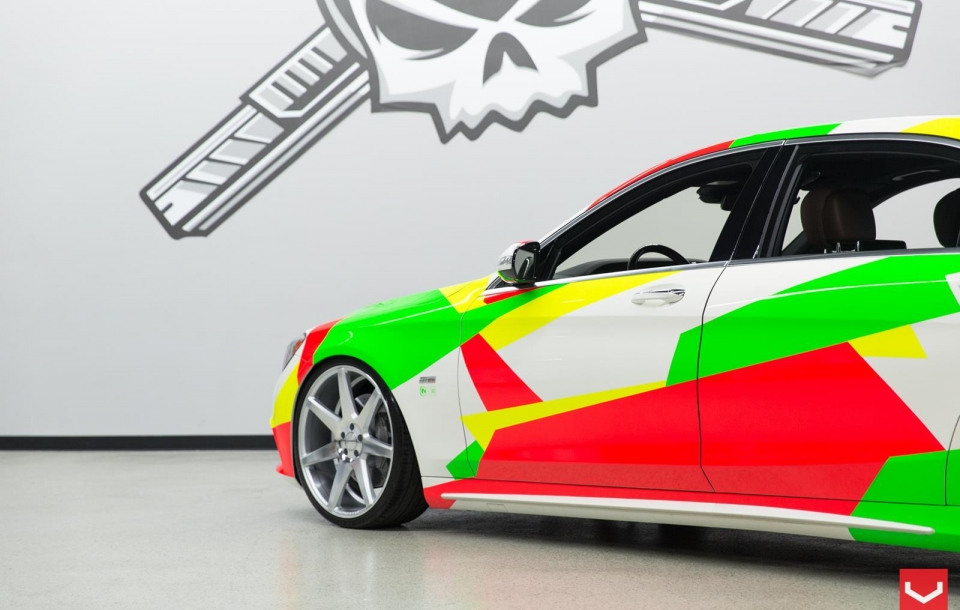 MERCEDES BENZ S класс на дисках CV7