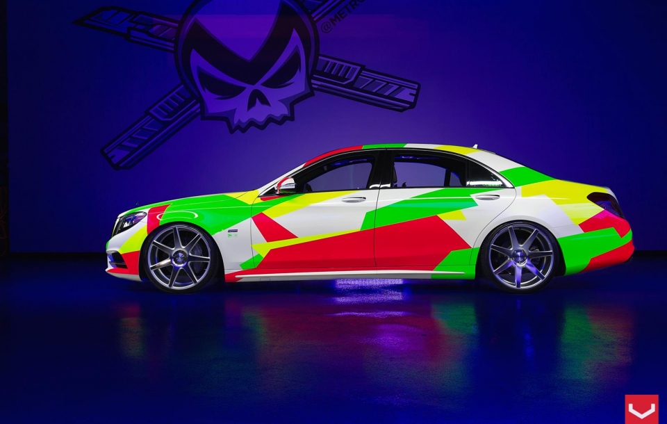 MERCEDES BENZ S класс на дисках CV7