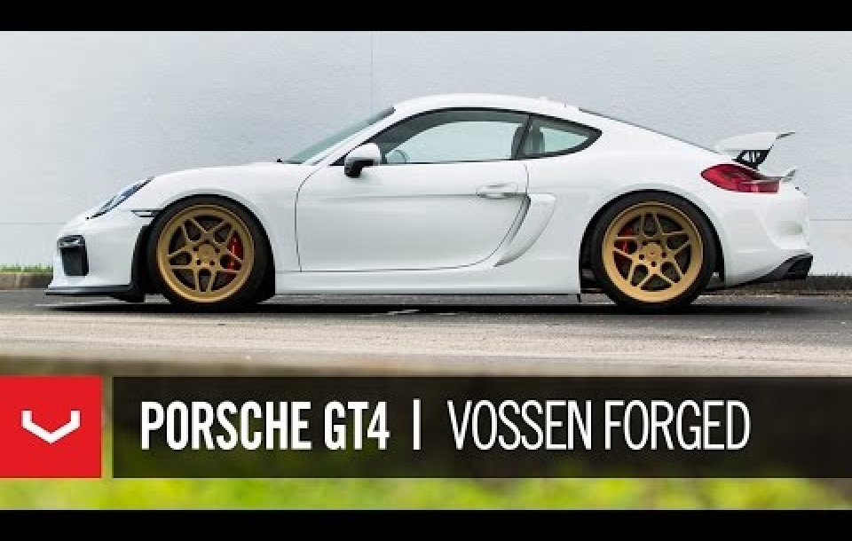 PORSCHE GT4 НА КОВАНЫХ ДИСКАХ VOSSEN LC-104